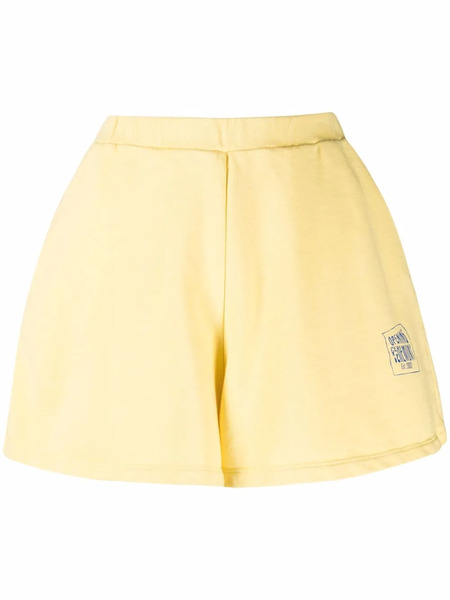  Opening Ceremony Logo-print Elasticated Shorts - Yellow 