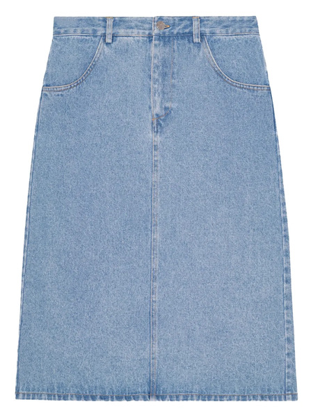  Opérasport Denim Midi Skirt - Blue 