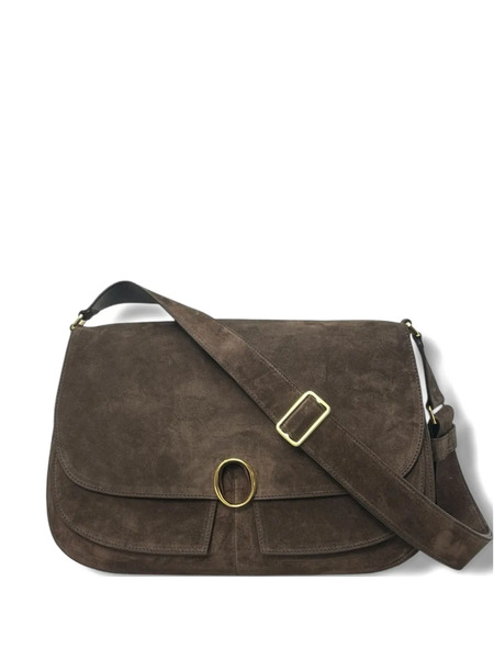  Orciani Buckle Peach Cross Body Bag - Brown 
