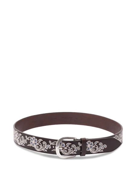  Orciani Bull Leather Belt - Brown 