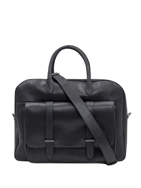  Orciani Flap Jones Tote Bag - Black 