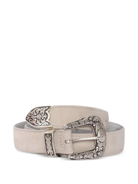  Orciani Floral Embossed Belt - Neutrals 