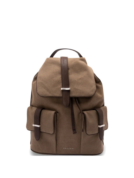  Orciani Jones Safari Buckle-fastening Backpack - Brown 