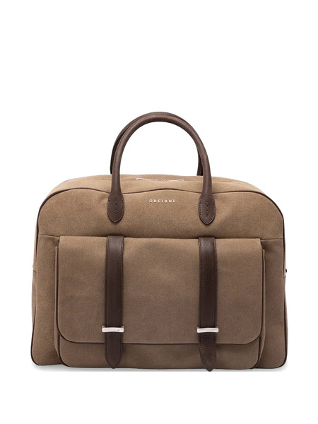  Orciani Jones Safari Duffle Bag - Neutrals 