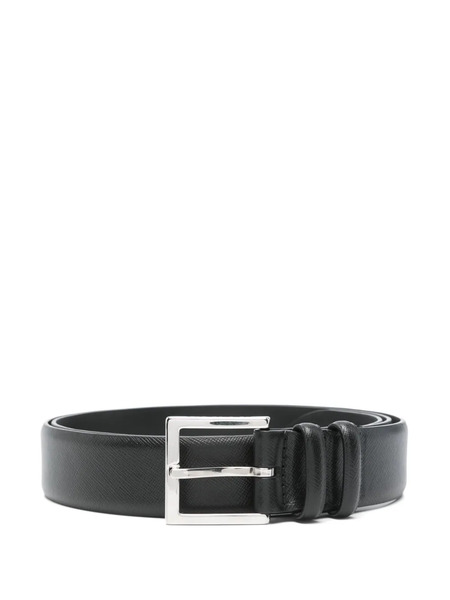  Orciani Leather Belt - Black 
