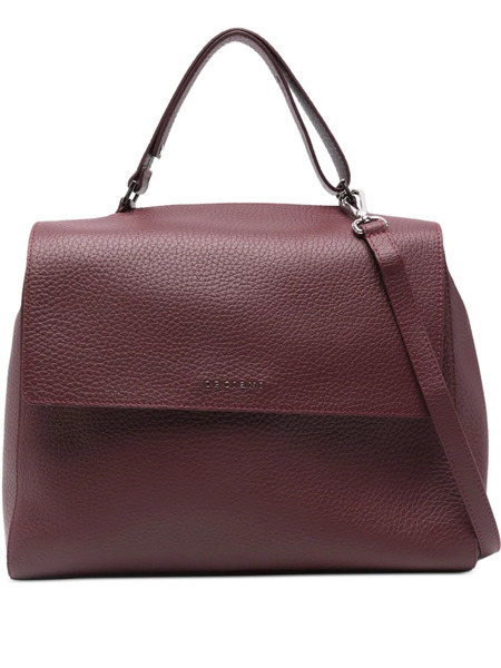  Orciani Leather Shoulder Bag - Red 