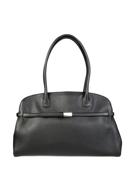  Orciani Leather Tote Bag - Black 