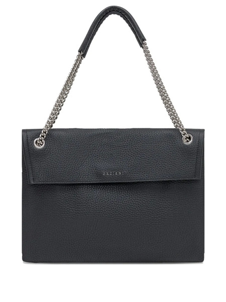  Orciani Medium Venus Soft Chain-strap Leather Shoulder Bag - Black 