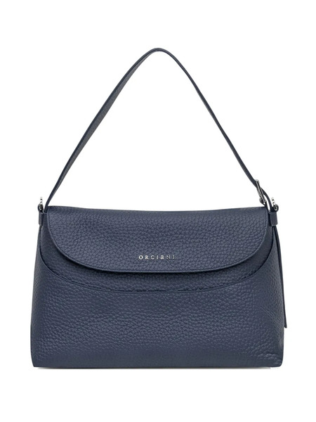  Orciani Nana Pebble-leather Shoulder Bag - Blue 
