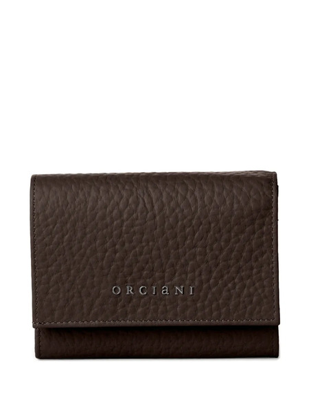  Orciani Small Logo-appliqué Wallet - Brown 
