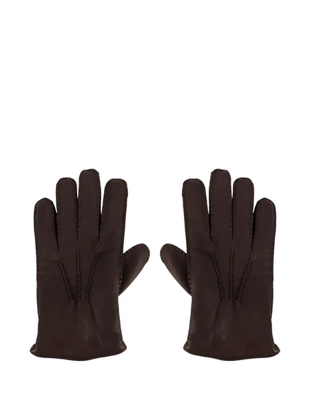  Orciani Stitched Gloves - Brown 