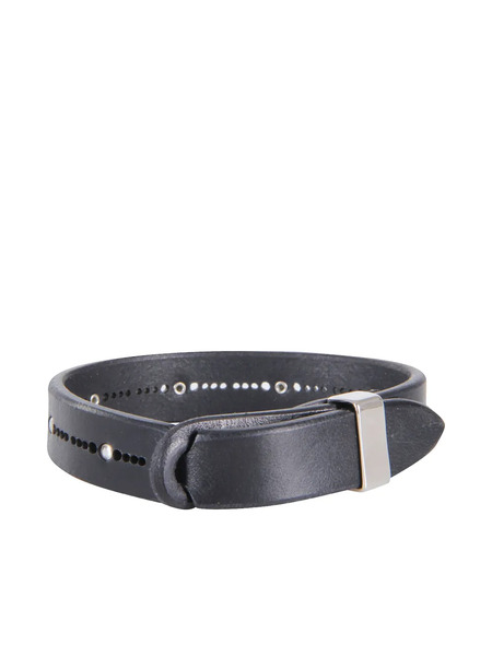  Orciani Studded Buckle Bracelet - Black 