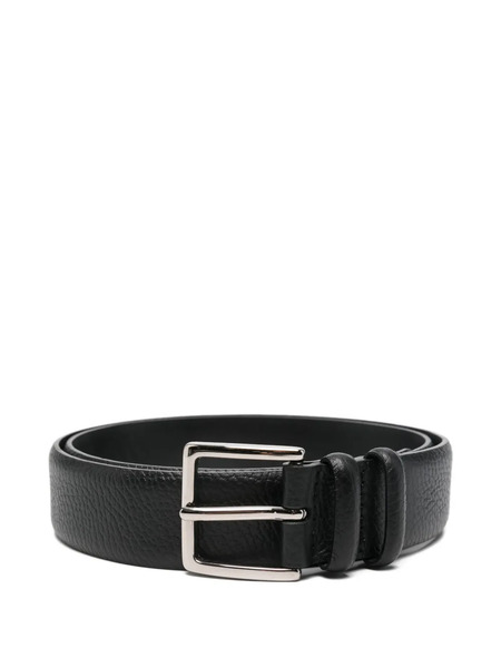  Orciani Textured Leather Belt - Black 