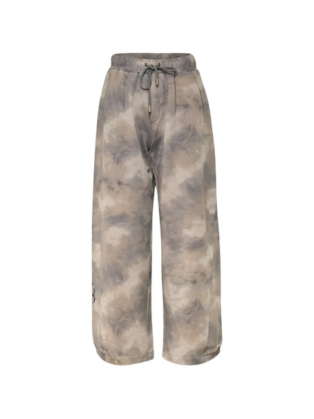  Ordinary Couture Code Glitch Print Trousers - Grey 