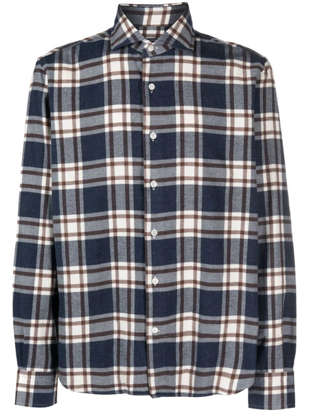  Orian Plaid Flannel Shirt - Blue 