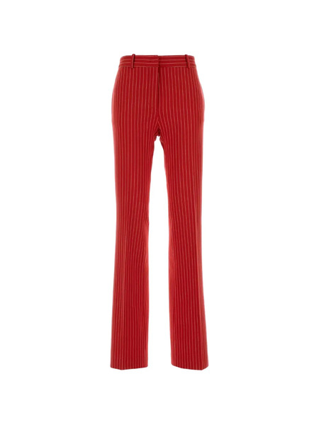  Orlane Paris Pinstripe Trousers - Red 