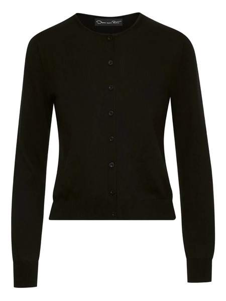  Oscar De La Renta Button-front Cardigan - Black 