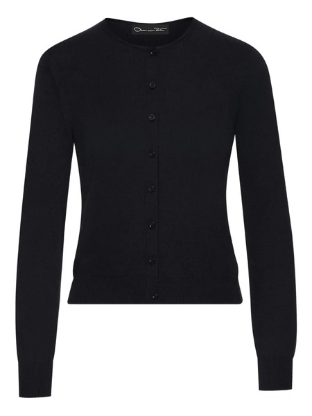  Oscar De La Renta Button-front Cardigan - Blue 