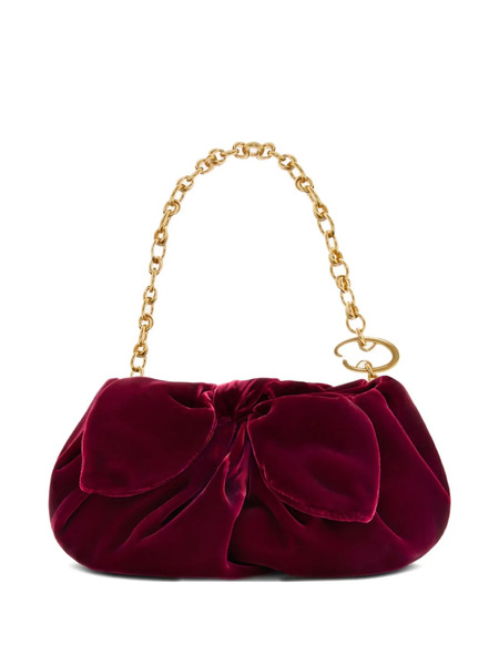  Oscar De La Renta Mini Bow Clutch Bag - Red 