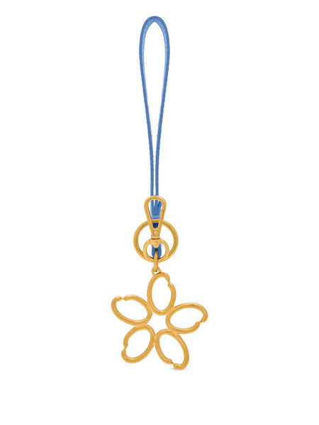  Oscar De La Renta O Flower Keyring - Gold 