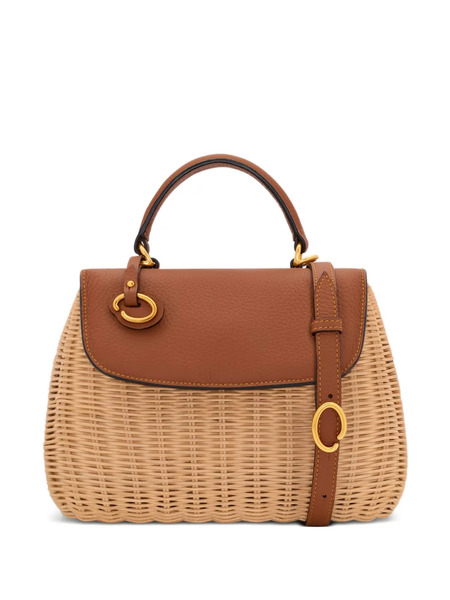  Oscar De La Renta Poppy Tote Bag - Neutrals 
