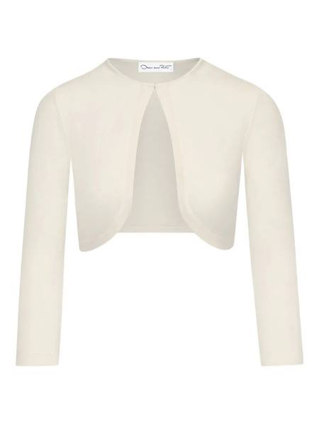  Oscar De La Renta Three-quarter Sleeves Bolero - Neutrals 