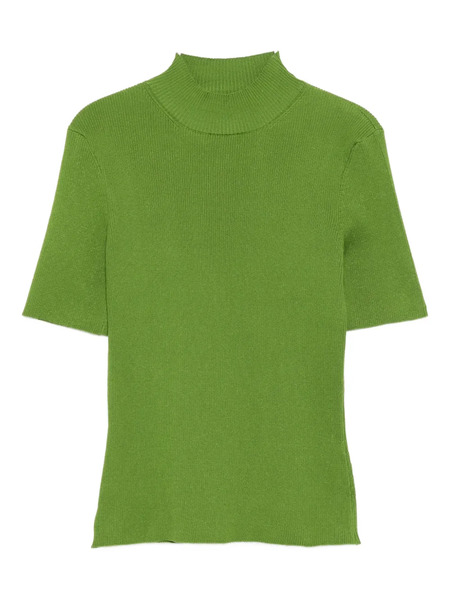  Oscar De La Renta Turtleneck Top - Green 