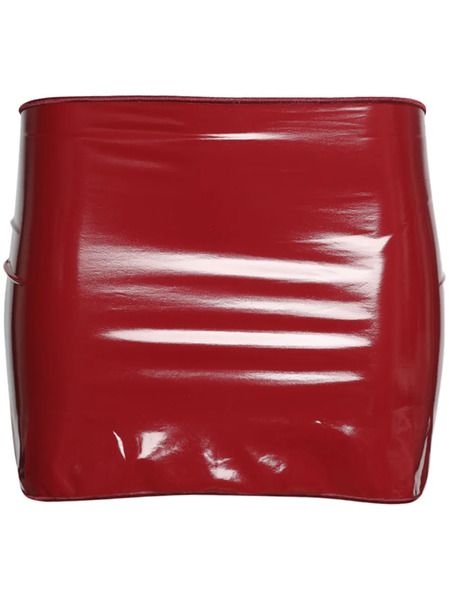  Oséree Faux-leather Mini Skirt - Red 