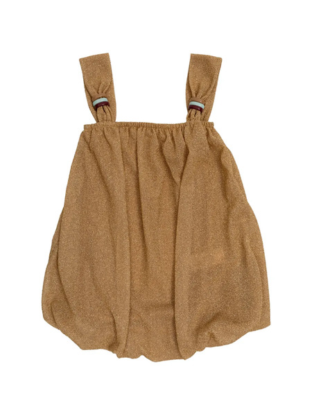  Oseree Kids Balloon-style Dress - Gold 