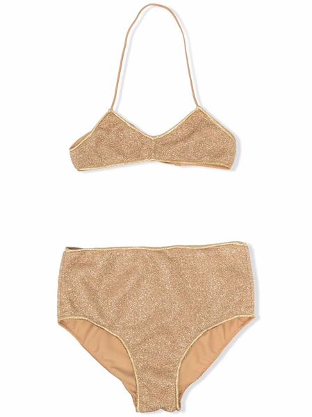  Oseree Kids Two-piece Bikini Set - Gold 