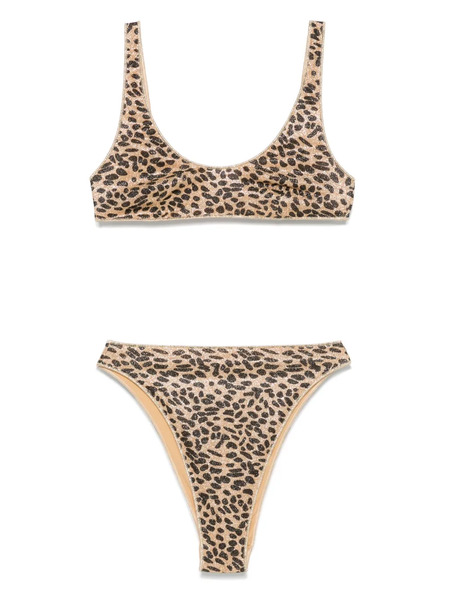 Oséree Leopard-print Bikini - Brown 