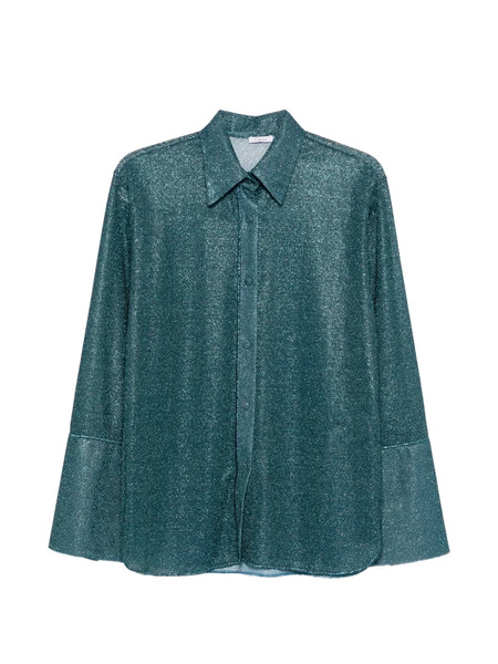  Oséree Lumière Flared Sleeve Shirt - Green 