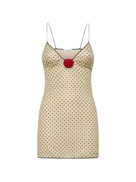  Oséree Lumière Polka-dot Mini Dress - Neutrals 