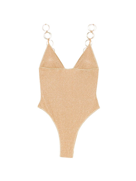  Oséree Lumiere Ring Triangle Swimsuit - Gold 