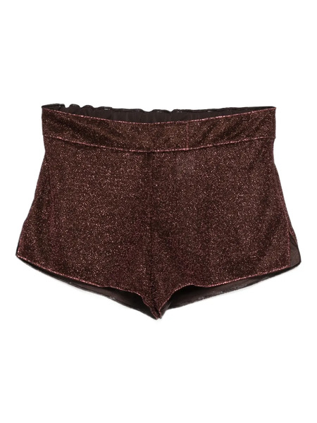  Oséree Lumière Shimmer Shorts - Brown 