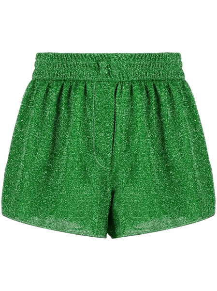  Oséree Lumière Textured Shorts - Green 