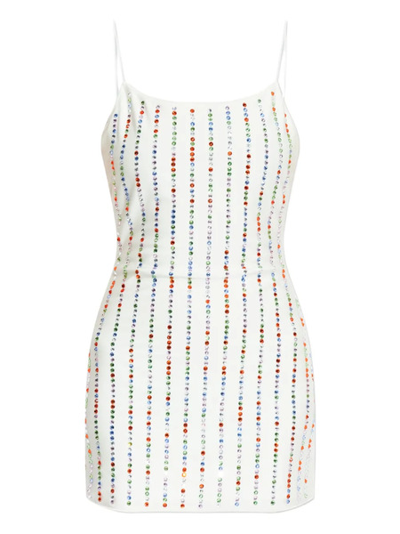  Oséree Rhinestone-embellished Minidress - White 