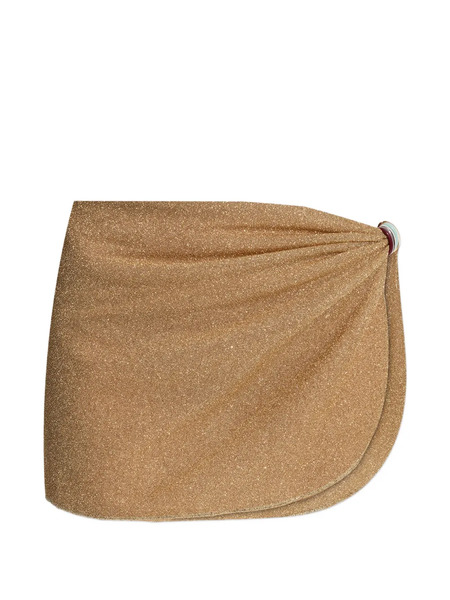  Oséree Ring-detail Skirt - Gold 