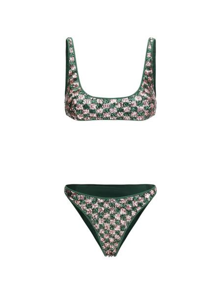  Oséree Sequin-embellished Bikini - Green 