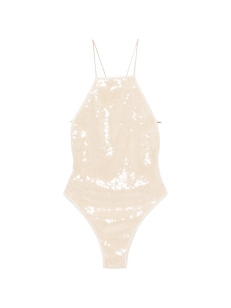  Oséree Sequin Embellished Swimsuit - Neutrals 