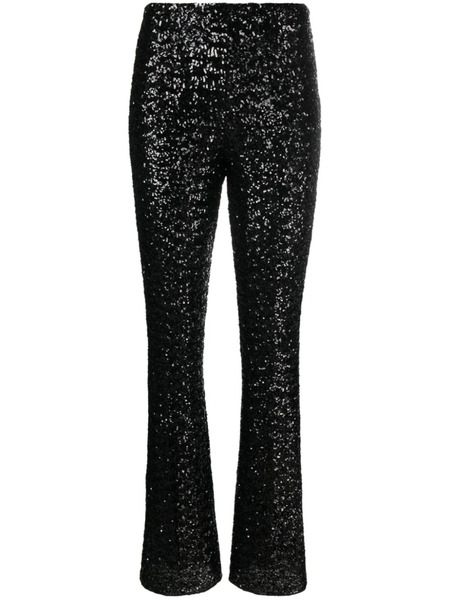  Oséree Sequin-embellished Wide-leg Trousers - Black 