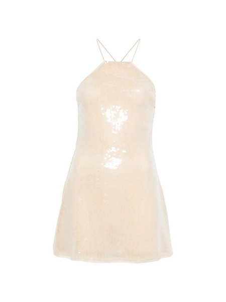  Oséree Sequin-embellishment Mini Dress - Neutrals 