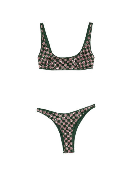  Oséree Sequined Bikini - Green 