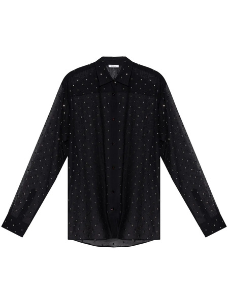  Oséree Stud-embellished Shirt - Black 