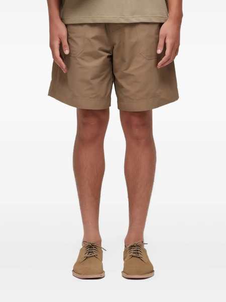  Osklen Belted Flap-pocket Shorts - Neutrals 