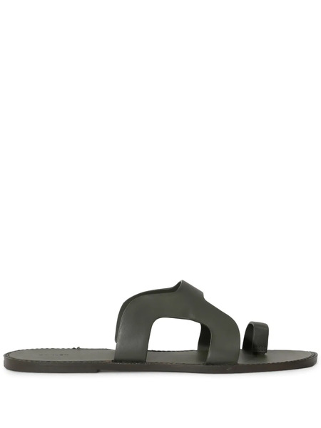  Osklen Cut-out Detailing Sandals - Green 