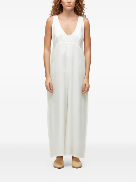  Osklen Frayed Jumpsuit - White 