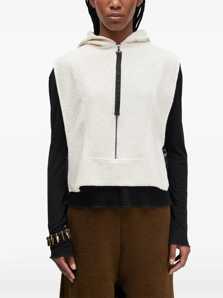  Osklen Hooded Zip Sweater - Neutrals 