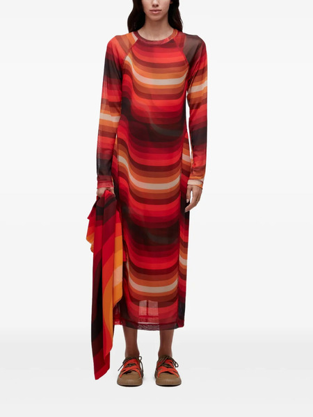  Osklen Ipanema Long-sleeves Dress - Red 