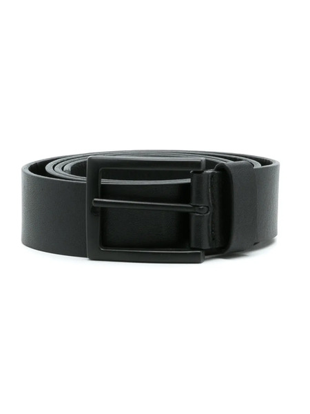  Osklen Leather Buckle Belt - Black 
